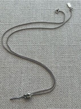 ERICA WEINER • Sterling Silver Hummingbird Skull Necklace